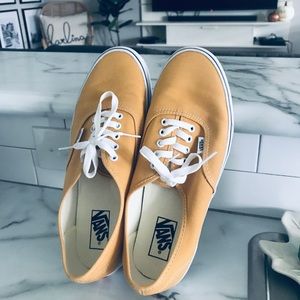 PERFECT CONDITION - Mustard Yellow VANS